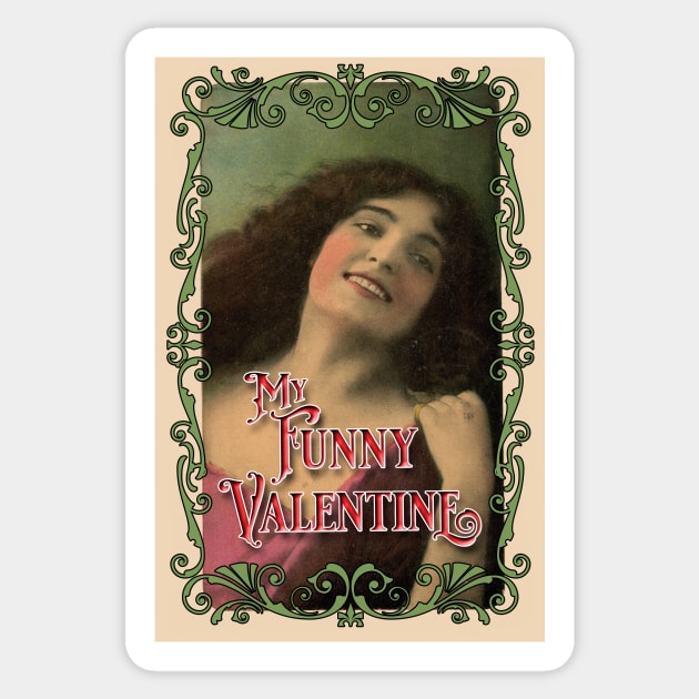 My Funny Valentine Sticker by hatsandspats